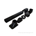 Black AC Line Set Cover Kit - Decorative PVC Wall Duct Pipe Cover
